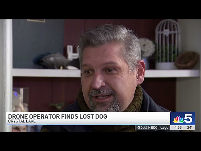 ⁣Drone operator finds MISSING DOG with help of thermal technology