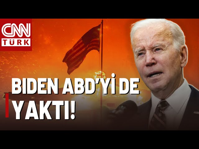 ⁣Biden Amerika'yı Da Yakıp Öyle Gidiyor! Biden Yaktı, Trump Söndürür Mü?