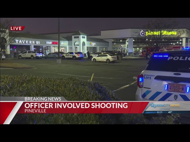 ⁣Suspect shot, killed by Pineville officer in parking lot