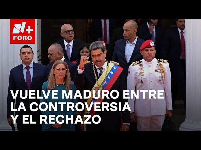 ⁣Nicolás Maduro inicia su tercer mandato entre críticas y denuncias de golpe de estado - Las Noticias