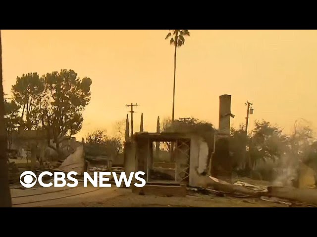 ⁣A timeline of alerts and warnings for the Los Angeles area wildfires