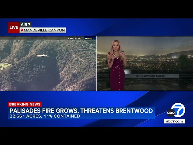 ⁣Red flag warning issued for LA and Ventura counties through Wednesday, affecting nearly 9M people