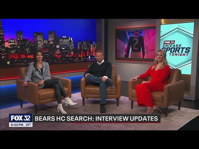 ⁣Chicago Sports Tonight: The latest on the Bears' head coaching interviews