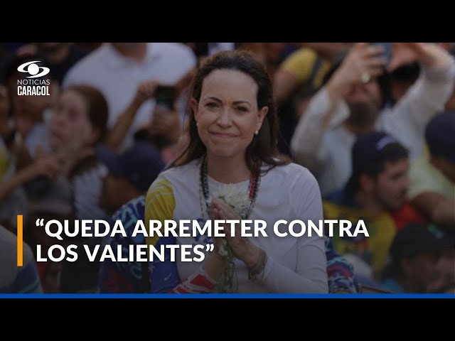 ⁣María Corina Machado denuncia detención de más de 30 personas por parte del régimen de Maduro