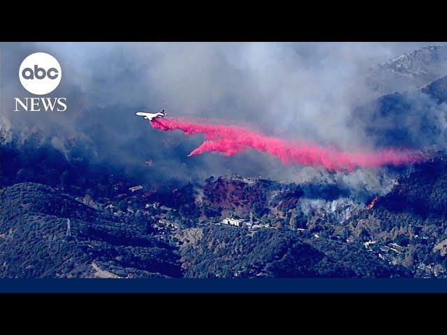 ⁣Evacuations expand in Los Angeles amid new wildfire threats