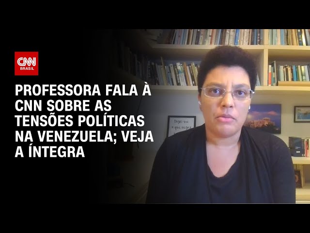 ⁣Professora fala à CNN sobre as tensões políticas na Venezuela; veja a íntegra | CNN PRIME TIME