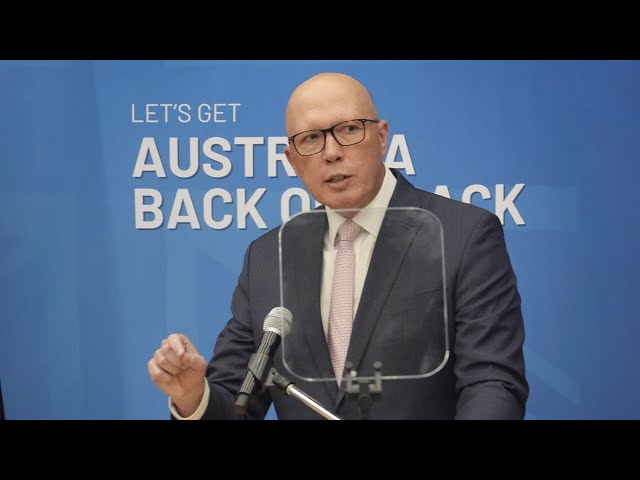 ⁣Peter Dutton vows to 'mend' Australia’s relationship with Israel