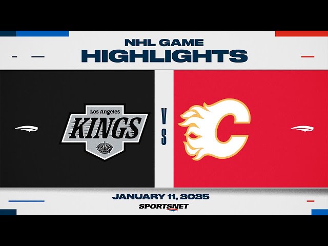 ⁣NHL Highlights | Kings vs. Flames - January 11, 2025