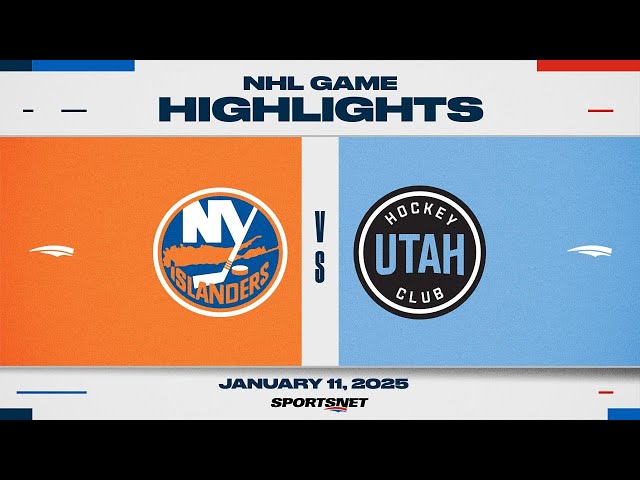 ⁣NHL Highlights | Islanders vs. Utah HC - January 11, 2025