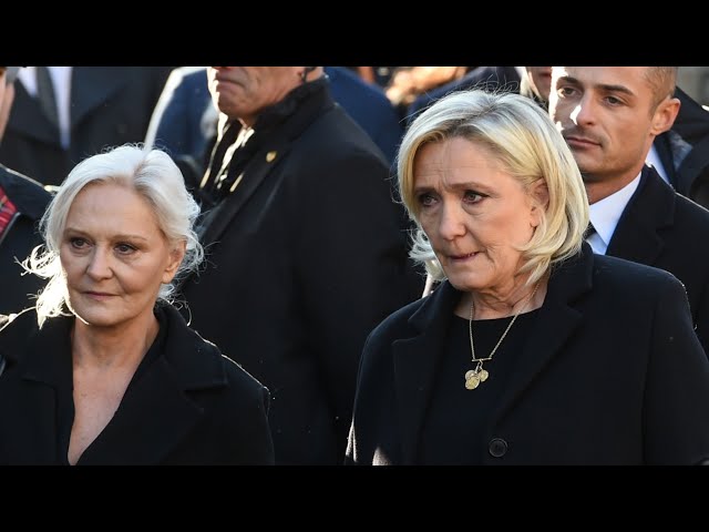 ⁣Private funeral held for Jean-Marie Le Pen