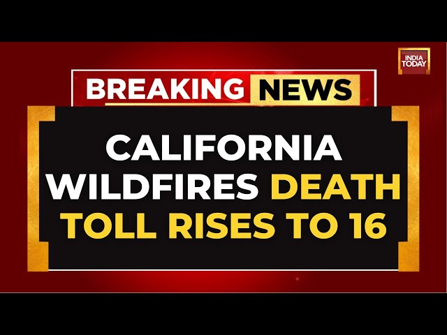 ⁣Los Angeles Wildfire Crisis: 16 Dead, 12,000 Structures Destroyed, Winds Fuel Infernos | India Today