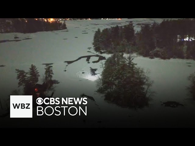 ⁣Woman may have fallen through ice at New Hampshire pond, police say