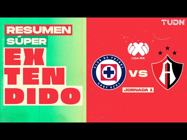 ⁣RESUMEN SÚPER EXTENDIDO | Cruz Azul vs Atlas | Liga Mx - CL2025 J1 | TUDN