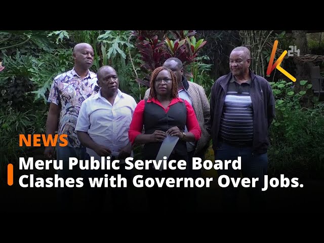 ⁣Standoff Erupts Between Meru Governor Kawira Mwangaza and PSB Over Hiring Authority.