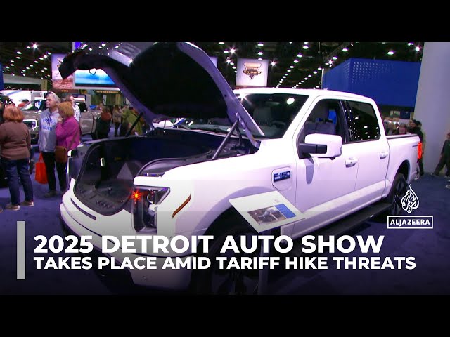 ⁣2025 Detroit Auto Show highlights EV boom, but challenges loom for electric vehicles' future