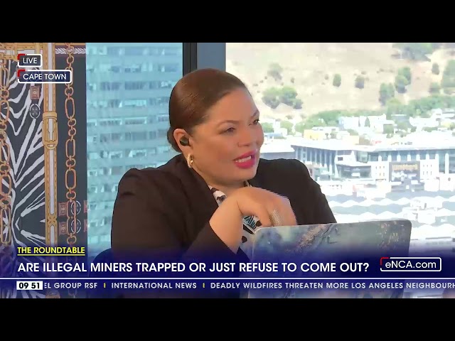 ⁣The Roundtable | Are illegal miners trapped or just refuse to come out?