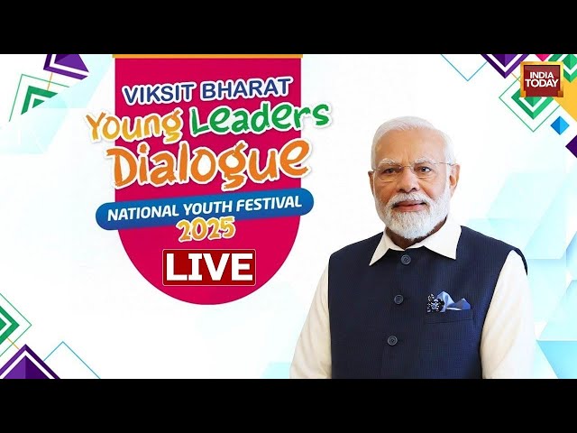 ⁣National Youth Day LIVE: PM Modi Engages with Young Leaders at Viksit Bharat Dialogue 2025 | LIVE