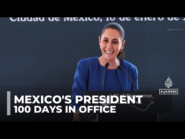 ⁣100 days in office: Mexico's first female president marks milestone