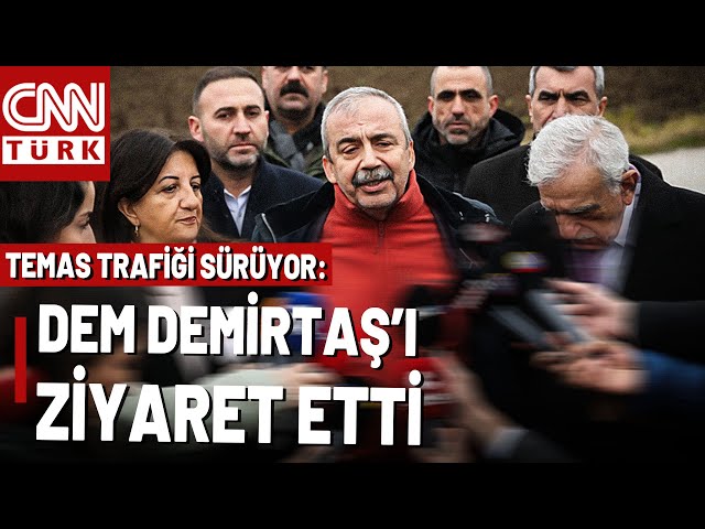 ⁣DEM Heyetinin Temas Trafiği Sürüyor! Selahattin Demirtaş'la Cezaevinde Görüşme Gerçekleşti