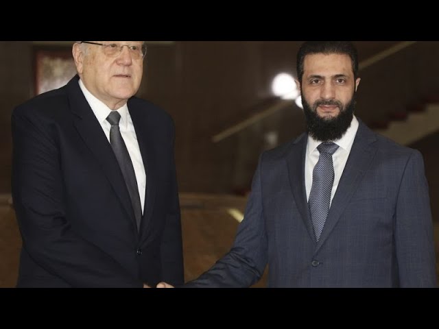 ⁣El primer ministro de Líbano visita Siria para discutir la nueva demarcación de su frontera