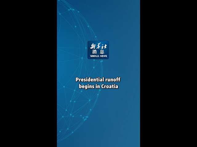 ⁣Xinhua News | Presidential runoff begins in Croatia