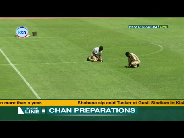 ⁣The CHAN preparations at the Nyayo Stadium