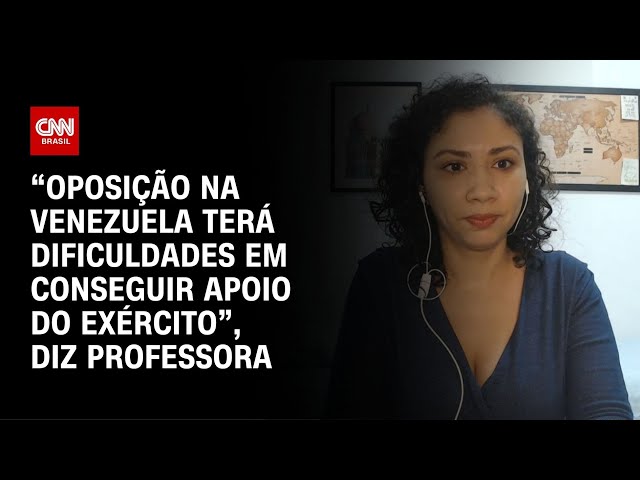 ⁣“Oposição na Venezuela terá dificuldades em conseguir apoio do exército”, diz professora | AGORA CNN