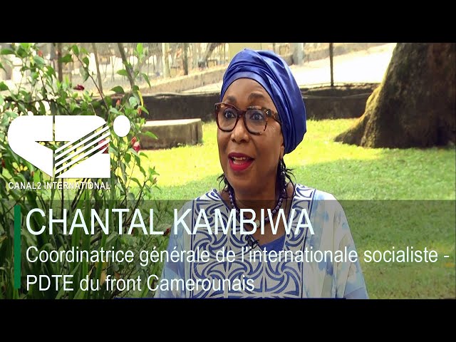 ⁣L'INVITE DE LA SEMAINE : CHANTAL KAMBIWA, Coordinatrice générale de l'internationale socia