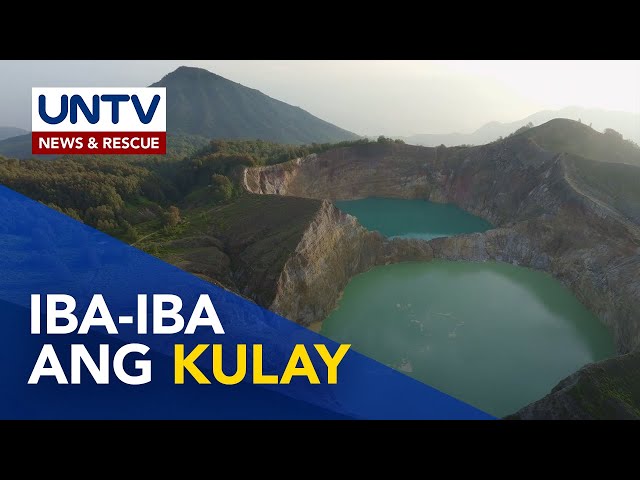 ⁣Mt. Kelimutu: bulkan na may 3 crater lakes na magkakaiba ang kulay | Now You Know