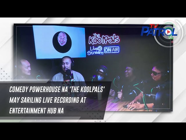 ⁣Comedy powerhouse na 'The Koolpals' may sariling live recording at entertainment hub na | 