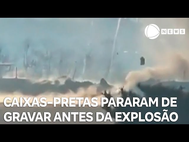 ⁣Caixas-pretas do avião que caiu na Coreia do Sul pararam de gravar minutos antes da explosão