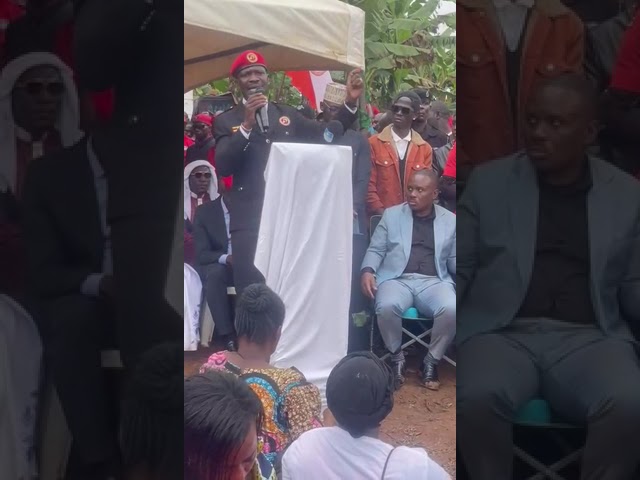 ⁣Bobi Wine's speech at Ssegirinya's burial