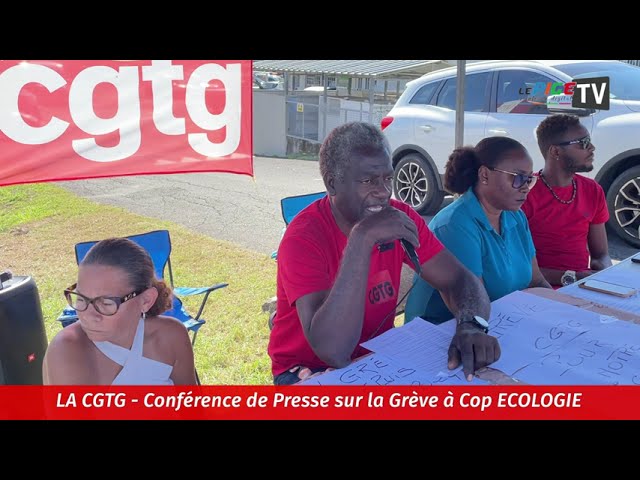 ⁣LA CGTG : Conférence de Presse sur la Grève à Cop écologie