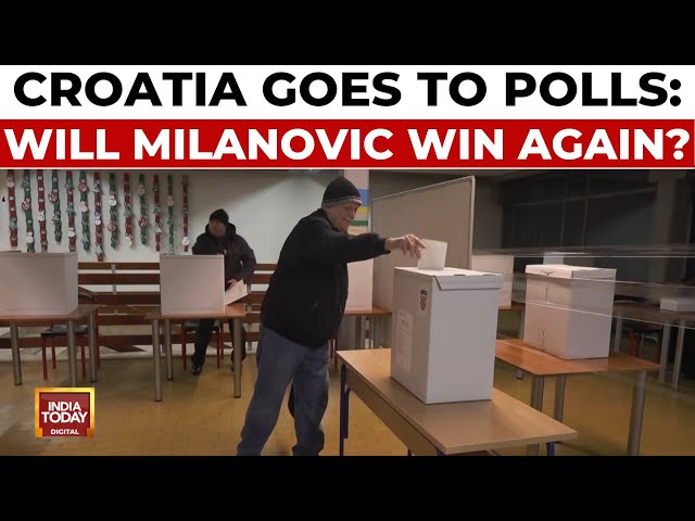 ⁣Croatia Elections 2025: People Vote In Presidential Runoff, Milanović Leads Against Primorac