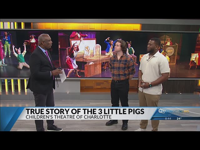 ⁣Children’s Theatre of Charlotte: The True Story of the 3 Little Pigs