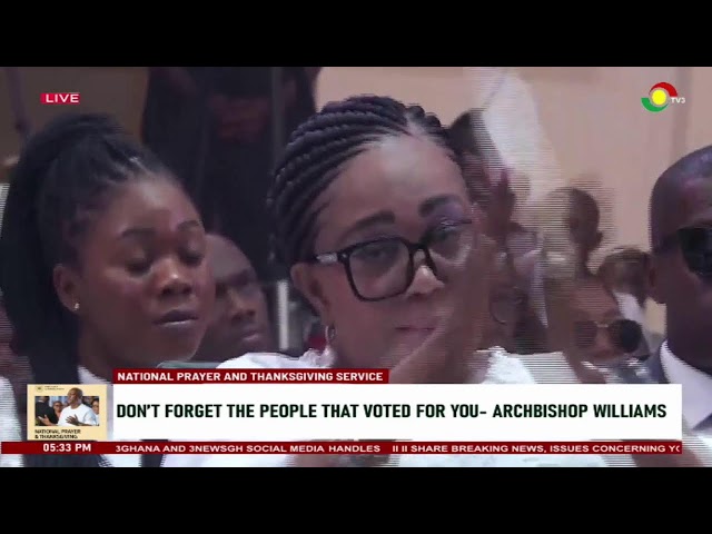 ⁣Presidential national prayer and thanksgiving service