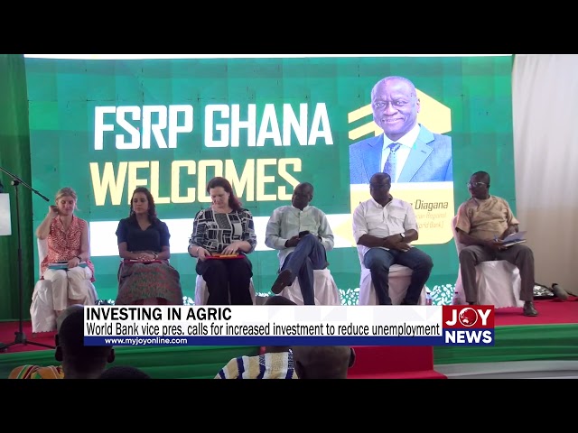 ⁣Investing in Agric: World Bank vice president calls for increased investment to reduce unemployment.