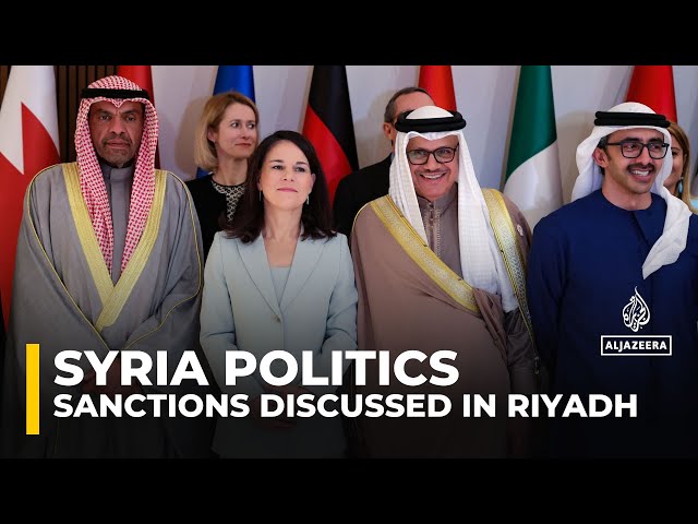 ⁣EU and Arab leaders discuss Syria sanctions relief at Riyadh summit