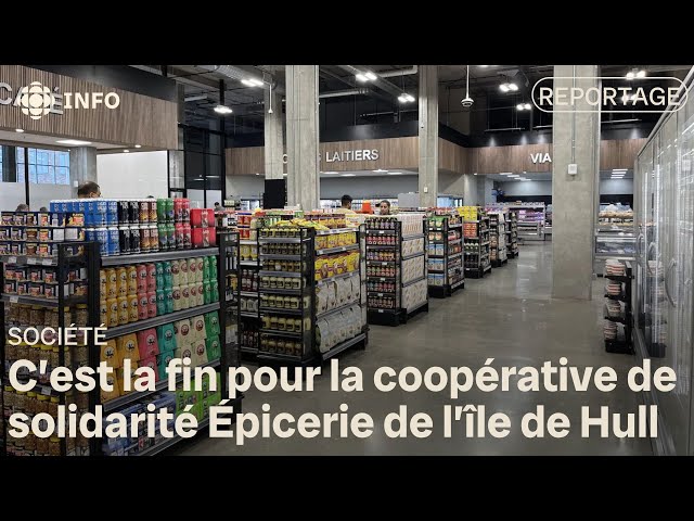 ⁣C’est la fin pour la coopérative de solidarité Épicerie de l’île de Hull