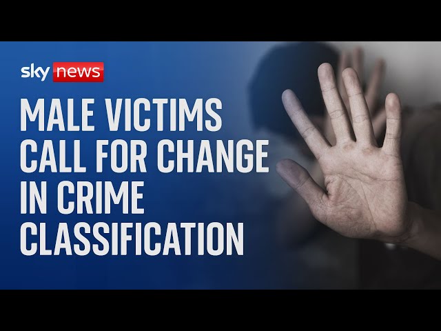 ⁣Male survivors 'ignored' as their abuse is classified as 'violence against women'