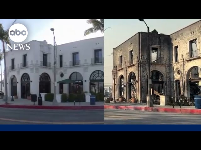 ⁣Before and After: Walking tour of Pacific Palisades illustrates wildfire destruction