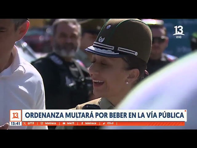 ⁣Comienza a regir nueva ordenanza que multará por beber en La Reina