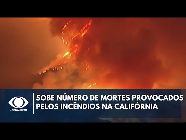 ⁣Sobe o número de mortes provocados pelos incêndios na Califórnia (EUA) | Band em alta