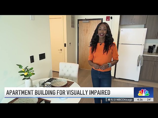 ⁣Affordable housing complex designed to accommodate visually impaired residents