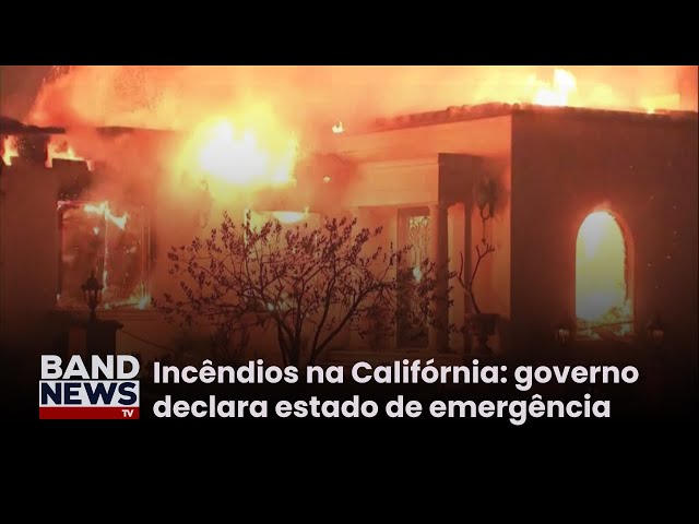 ⁣O que esperar a partir de agora dos incêndios nos EUA | BandNews TV