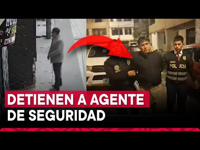 ⁣Ate: detienen a agente de seguridad que disparó seis veces a su expareja