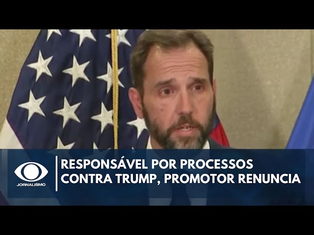 ⁣Responsável por processos contra Trump, promotor renuncia antes da posse | Band em alta