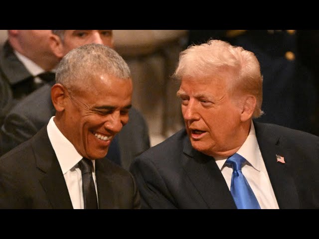 ⁣Trump trolls Kamala with hilarious parody video following friendly chat with Obama