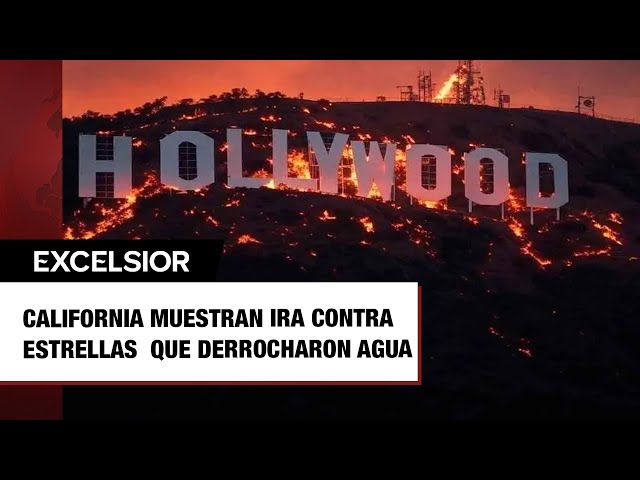 ⁣California muestran ira contra estrellas de Hollywood que derrocharon agua en sus jardines