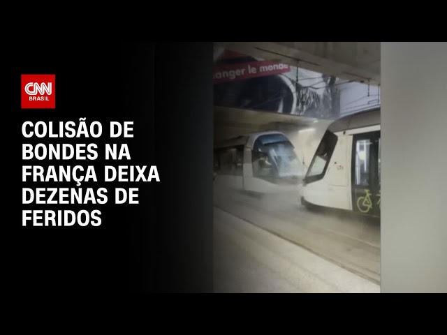 ⁣Colisão de bondes na França deixa dezenas de feridos | AGORA CNN